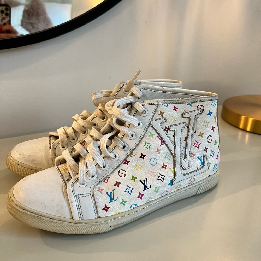 Vintage Louis Vuitton High Top Sneakers